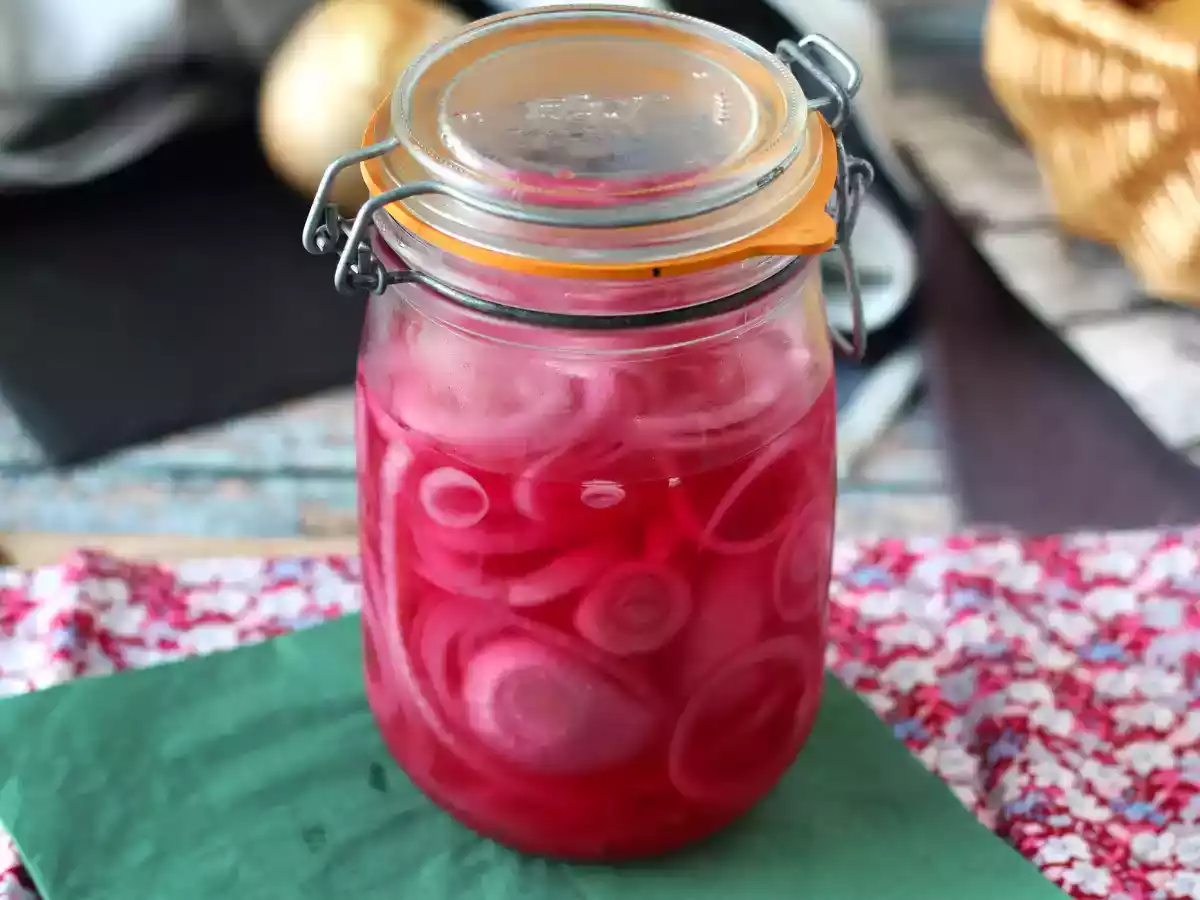 Pickles d'oignon rouges, parfaits pour rehausser vos plats ! - photo 2