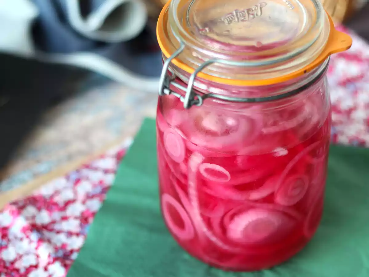 Pickles d'oignon rouges, parfaits pour rehausser vos plats ! - photo 4