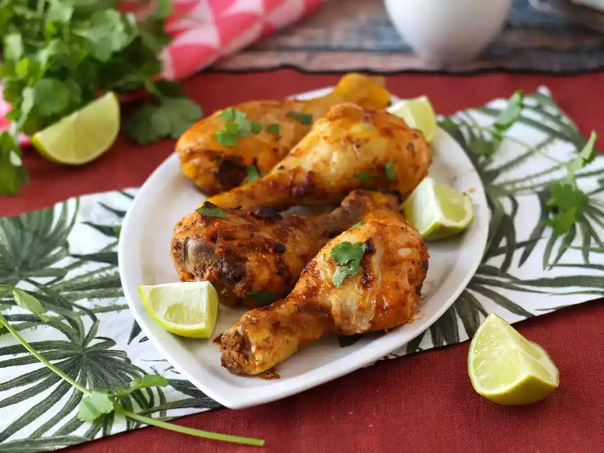 Pilons de poulet à la mexicaine avec une marinade délicieuse - photo 4
