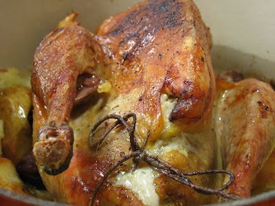 Pintade Farcie Au Boudin & Aux Marrons, Pommes Rôties Au Miel - Recette ...