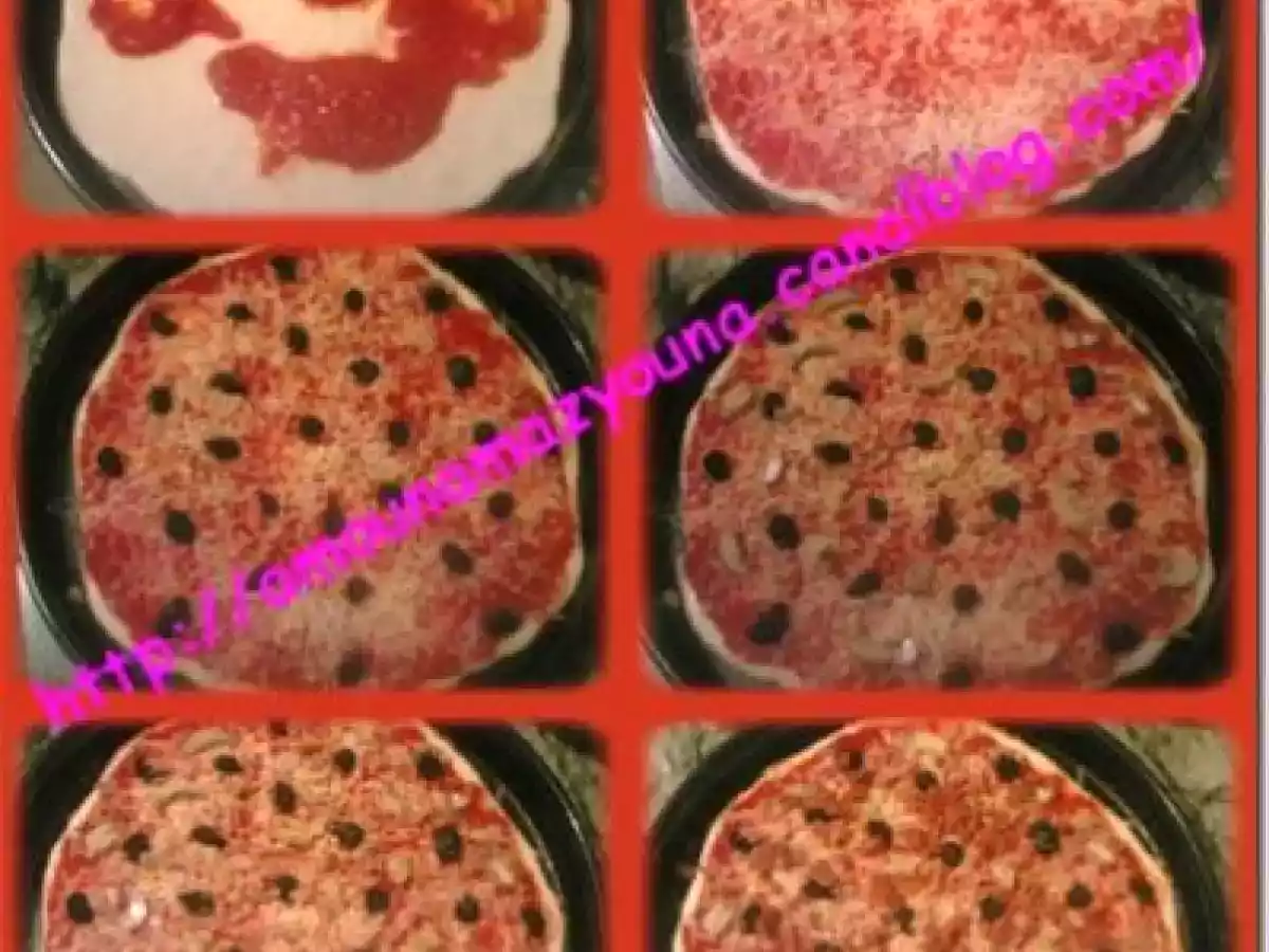 Pizza à la chair de saucisse et thon - photo 2