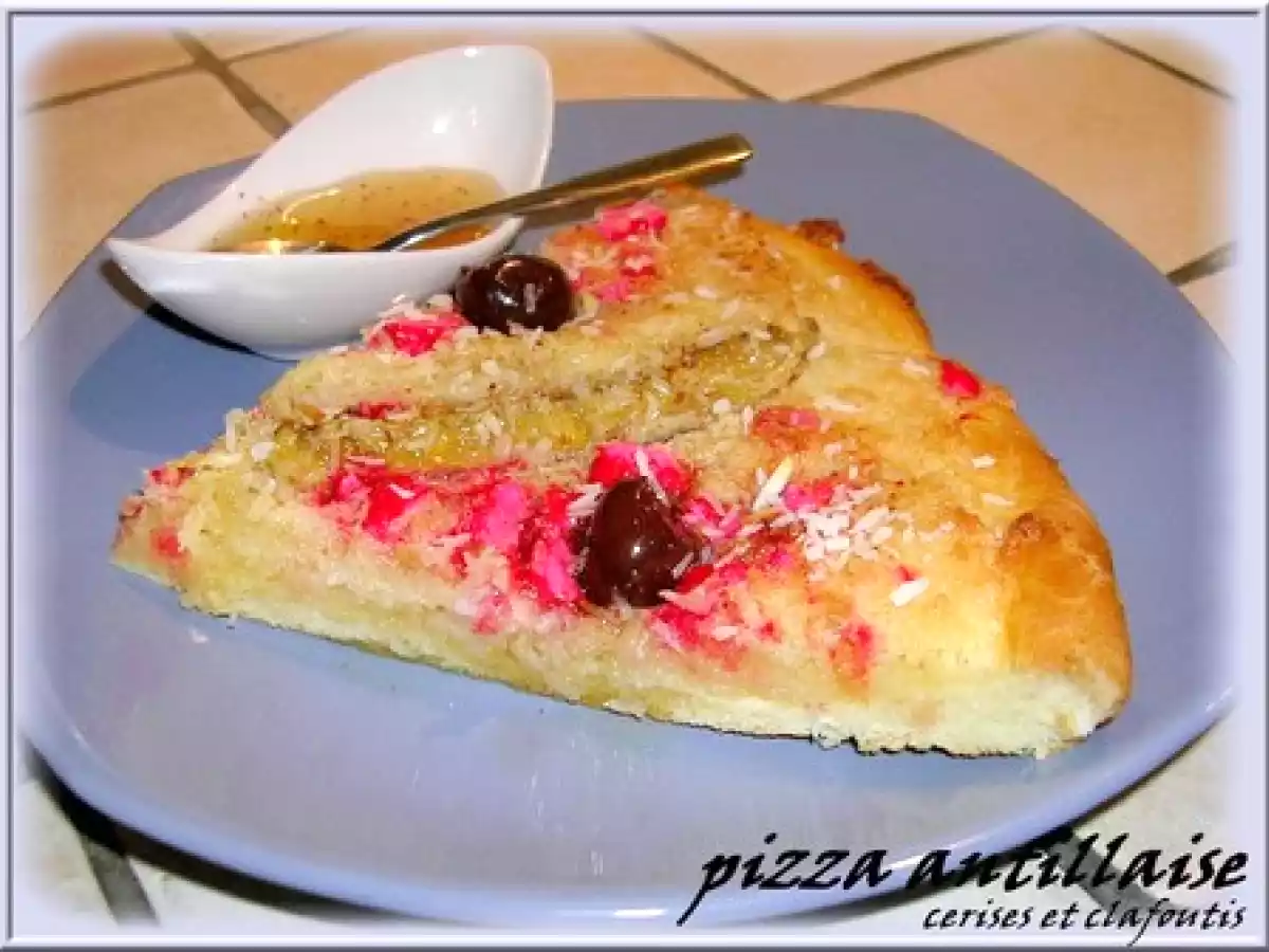 PIZZA ANTILLAISE ET SA SAUCE PIQUANTE (QUAND LE SUCRE DEVIENT SALE ET VICE VERSA ) - photo 2