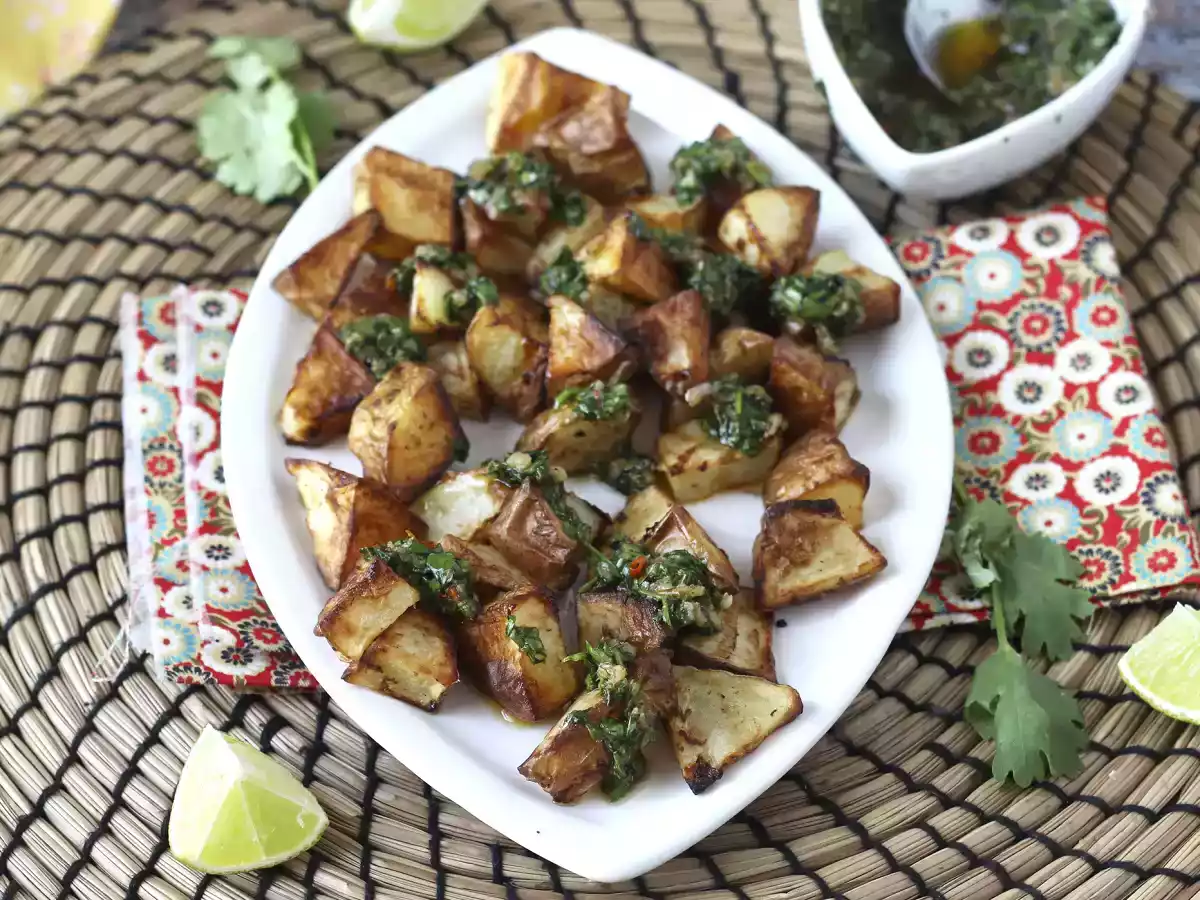 Pommes de terre au four et leur sauce chimichurri, l'accompagnement parfait pour le barbecue! - photo 3