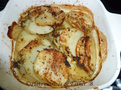 Recette Pommes de terre boulangères (facile, rapide)
