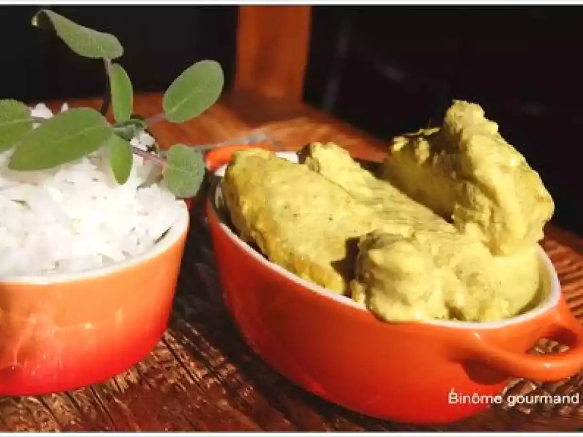 Porc à l'indienne et son riz basmati