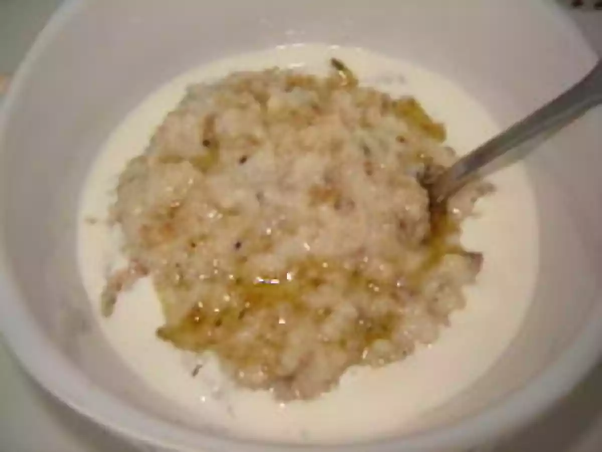 Porridge du petit déjeuner...