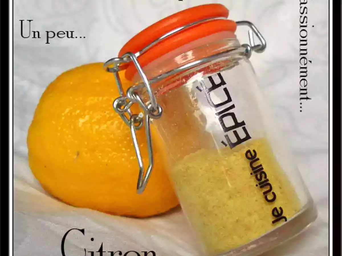 Poudre de zestes d'agrumes séchés...