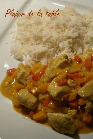 Poulet Au Curry Et Au Poivron Rouge Ww Recette Ptitchef