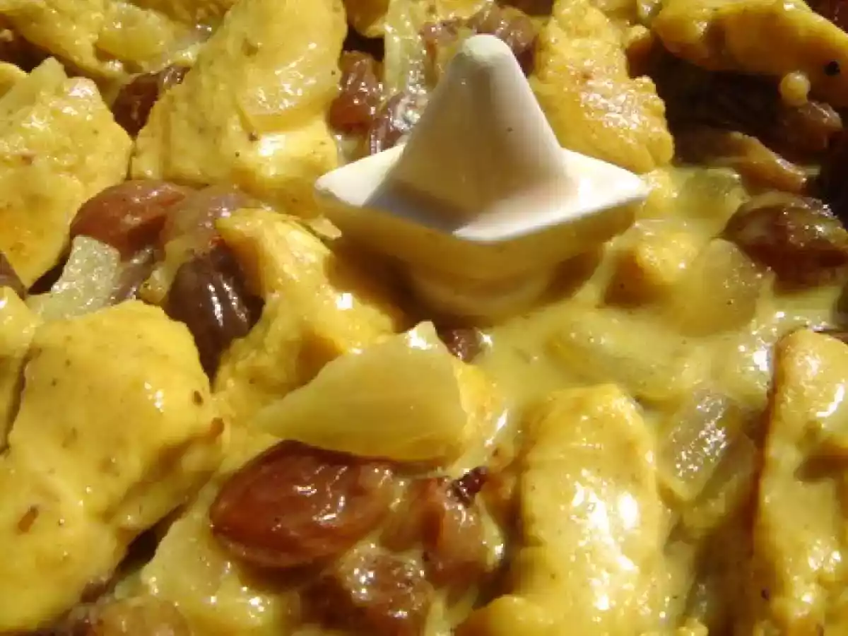 Poulet au curry version trois raisins, les enfants adorent ! - photo 2