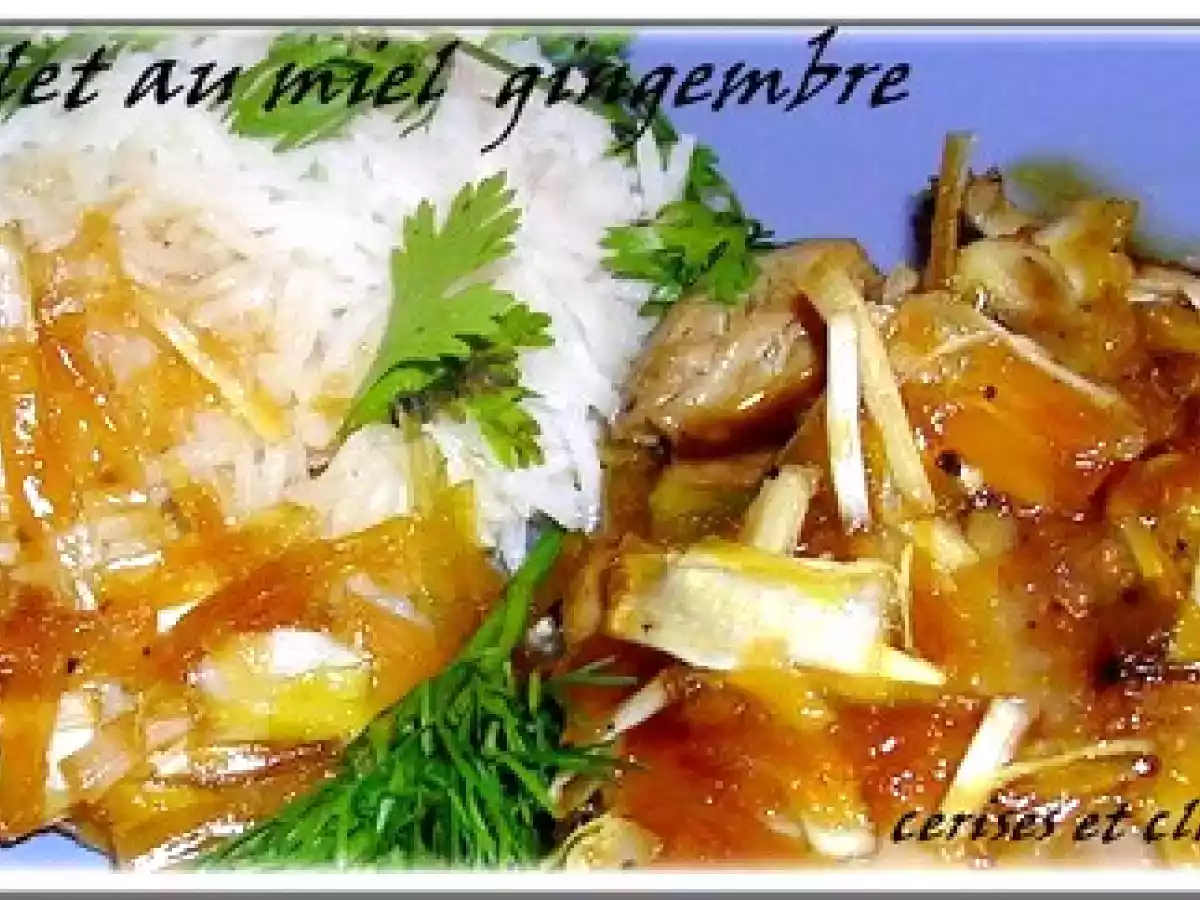 POULET AU MIEL ET GINGEMBRE FRAIS - photo 2