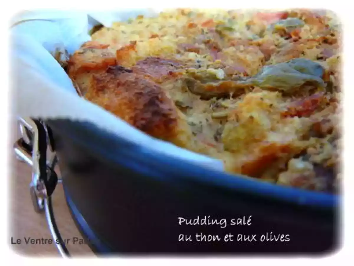 ~ Pudding salé au thon et sa sauce au yaourt ~ - photo 3