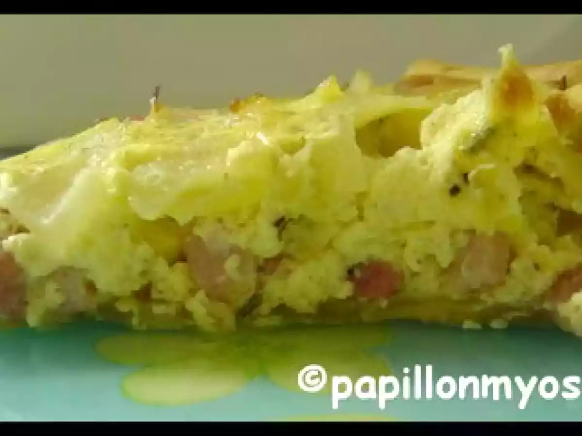 QUICHE AUX OIGNONS ET LARDONS - photo 2