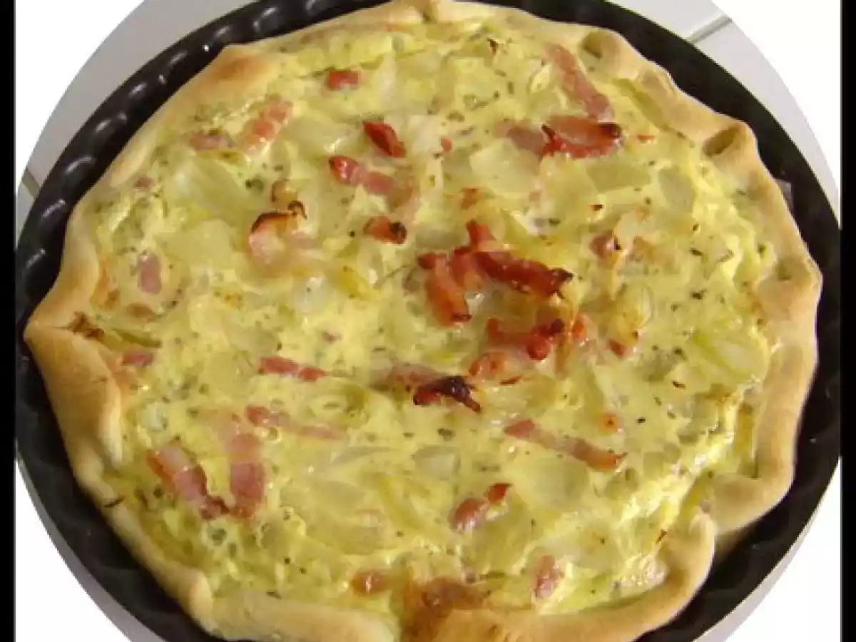 QUICHE AUX OIGNONS ET LARDONS - photo 3