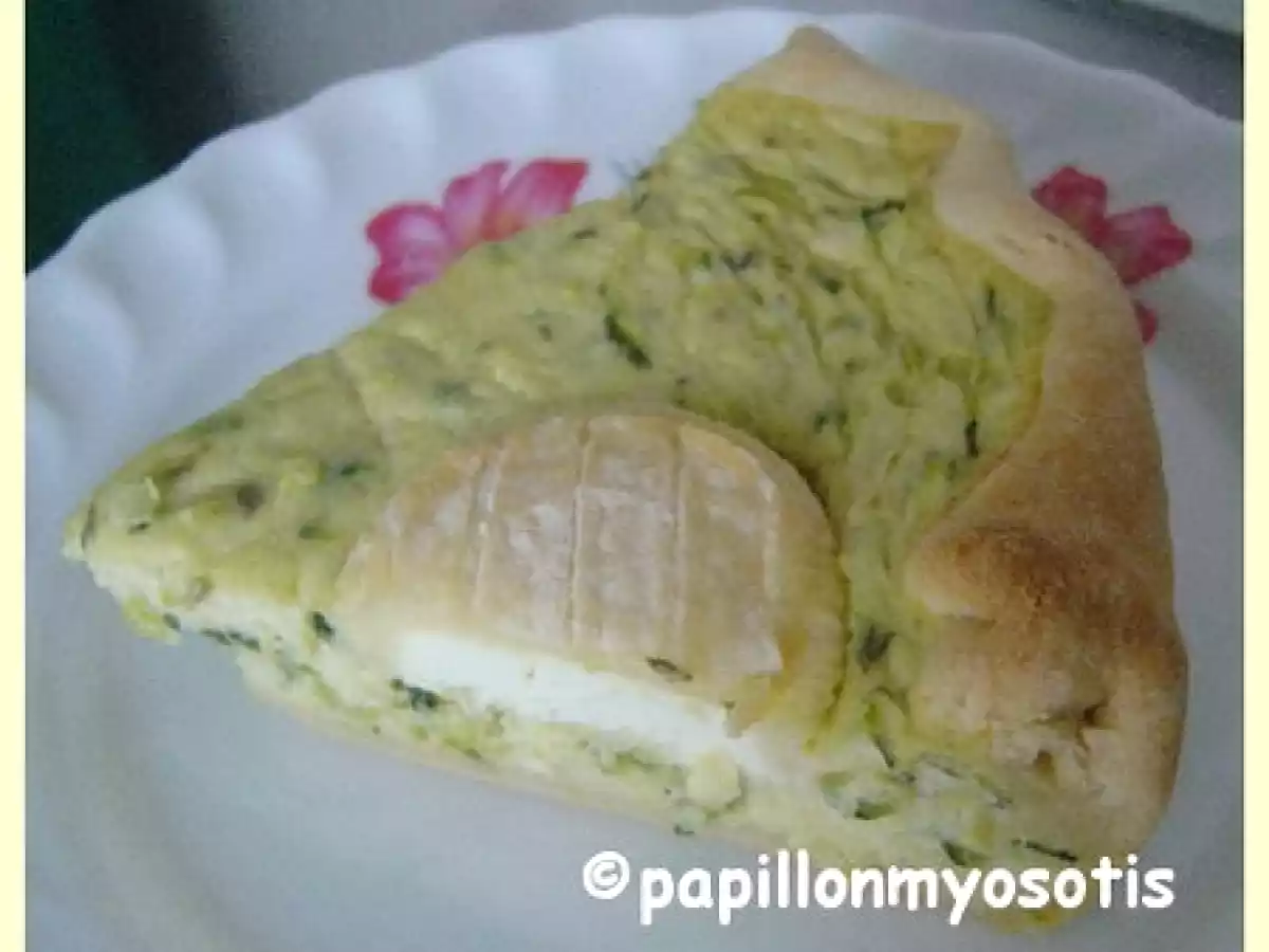 QUICHE COURGETTE ET CHEVRE - photo 4