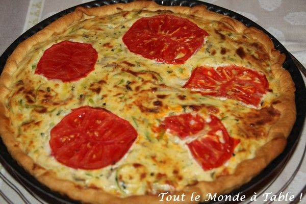 Quiche Courgettes Ricotta Thon Recette Ptitchef