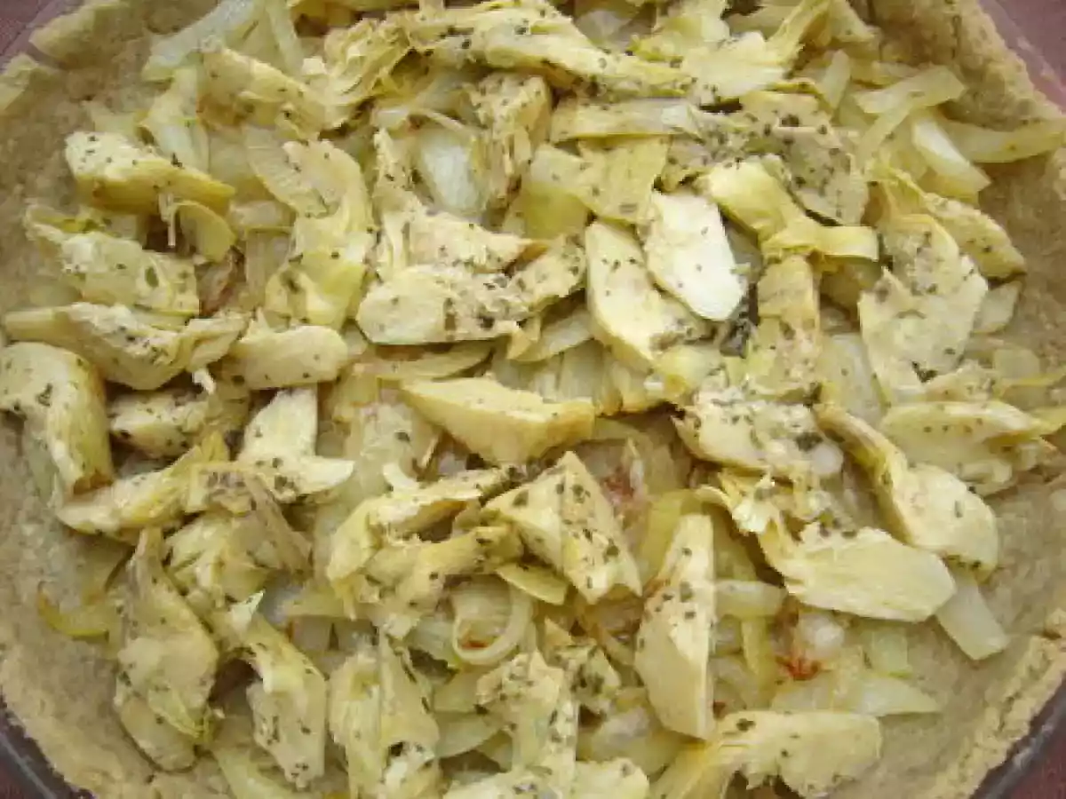 Quiche italienne fondante aux artichauts et au mascarpone - photo 3