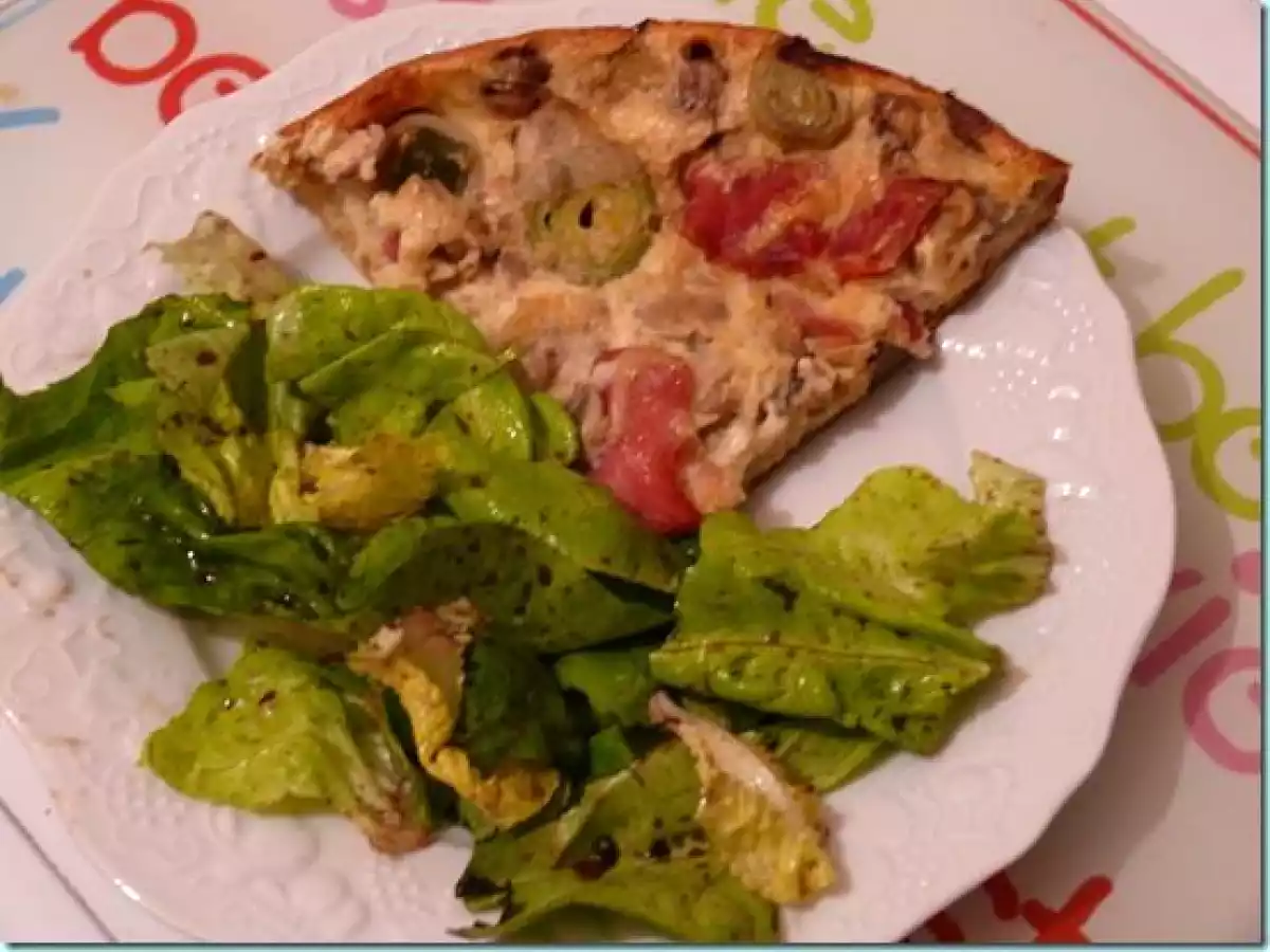 Quiche légère aux poireaux et au bacon - photo 2