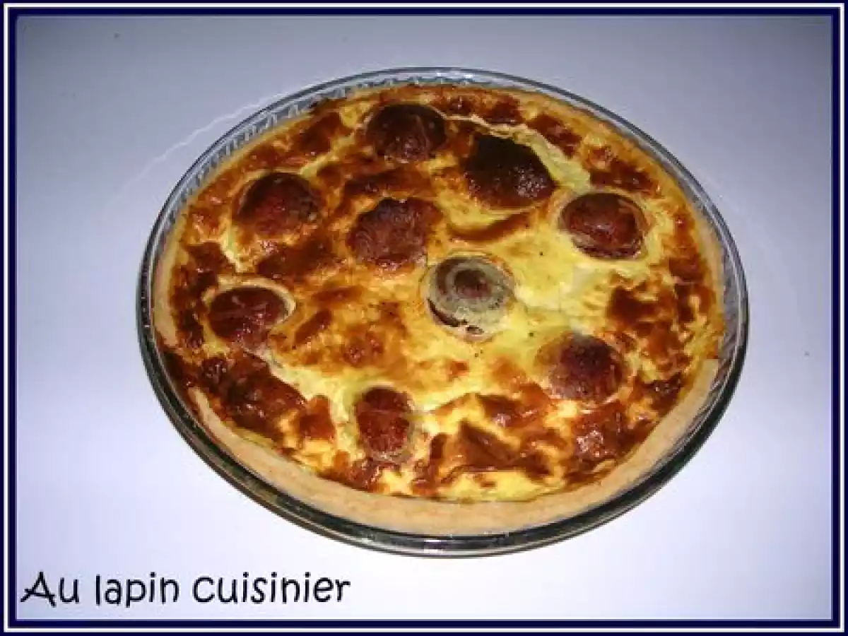 Quiche thon-champignons.....à la grecque !