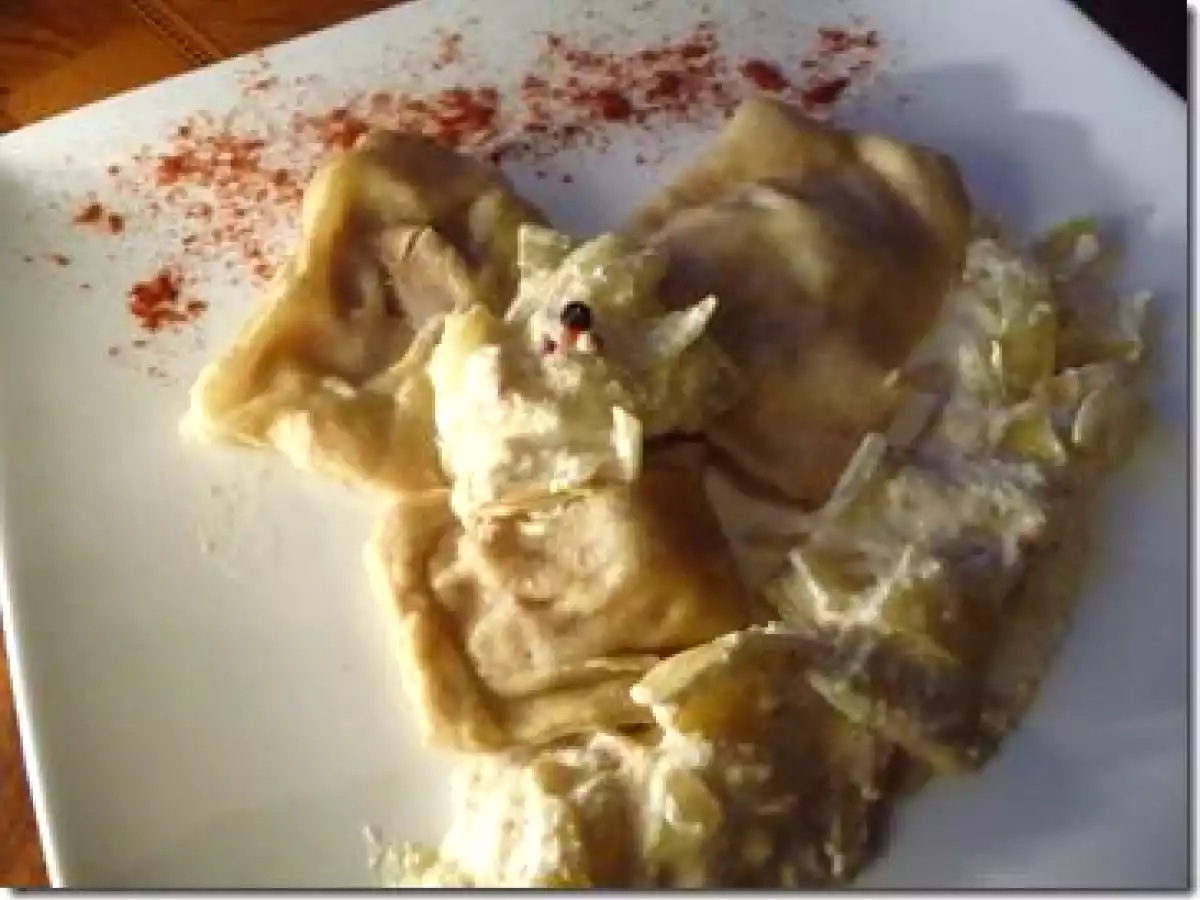 Ravioles au foie gras sauce 4 épices