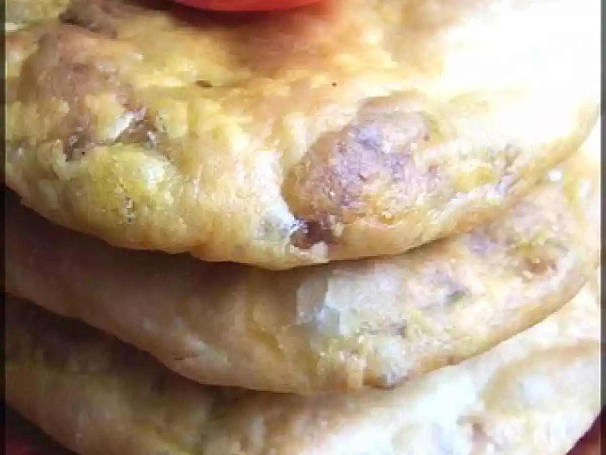 Rghaif del ferran, Msemens farcis / Mhajebs au four ( Maroc )