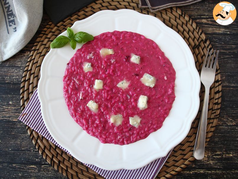 Risotto à la betterave et au gorgonzola : une explosion de couleurs et de saveurs! - photo 3