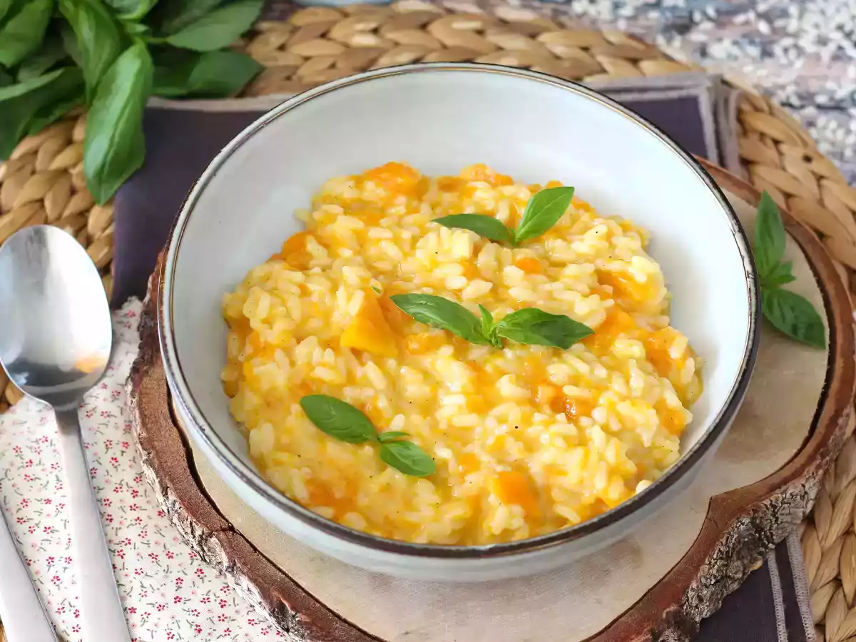 Risotto au potiron