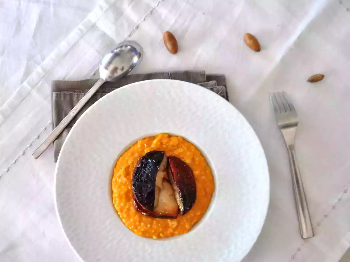 Risotto butternut et cèpes frais - photo 3