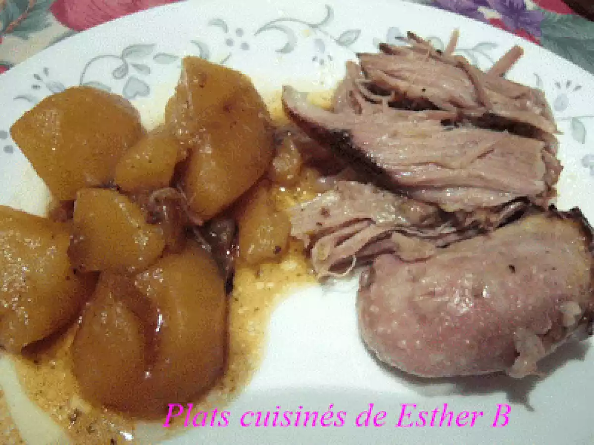 Rôti de porc à la mijoteuse