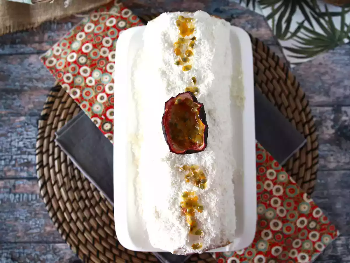 Roulé coco passion, parfait comme bûche de Noël - photo 3