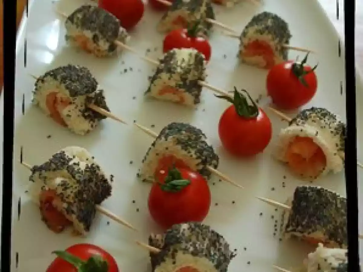 Roulés au Saumon et aux Graines de Pavot - photo 2