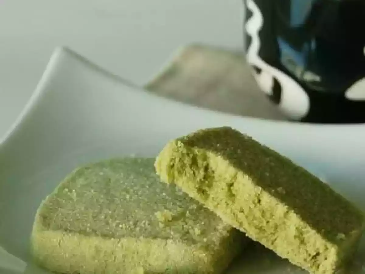 Sablés au thé vert Matcha, sans gluten