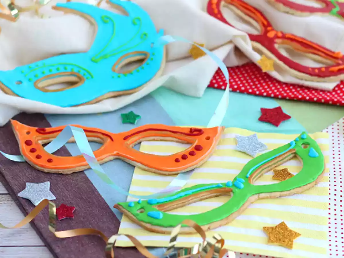 Sablés masques de Carnaval