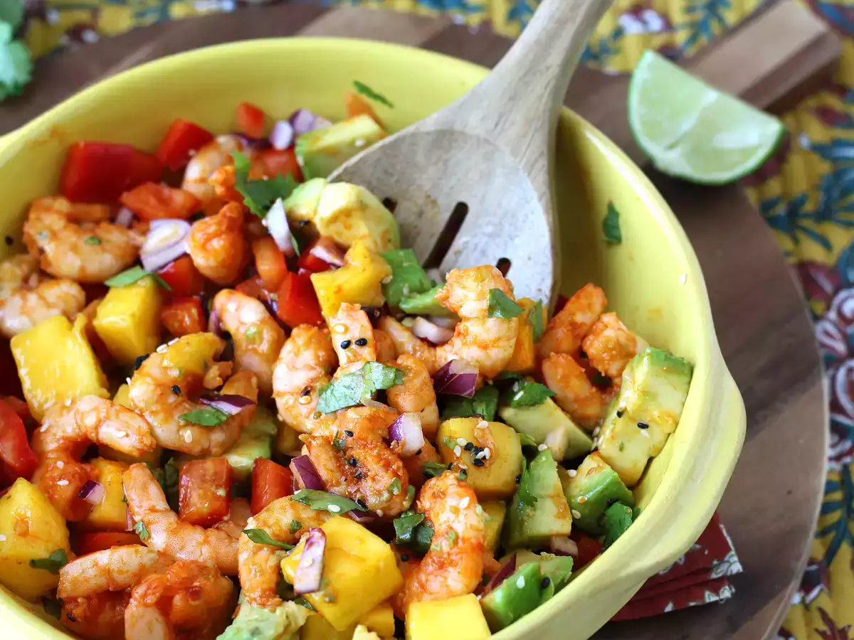 Salade crevettes mangue : fraîche, exotique et parfaite pour l’été - photo 3