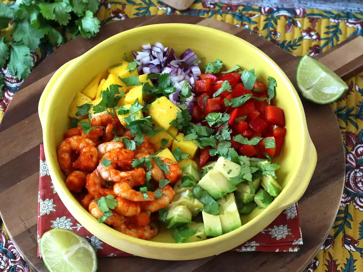 Salade crevettes mangue : fraîche, exotique et parfaite pour l’été - photo 2