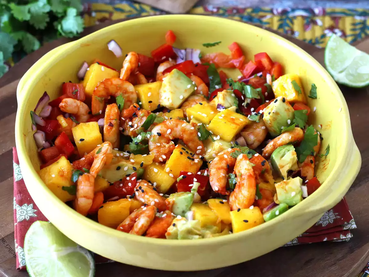 Salade crevettes mangue : fraîche, exotique et parfaite pour l’été - photo 4