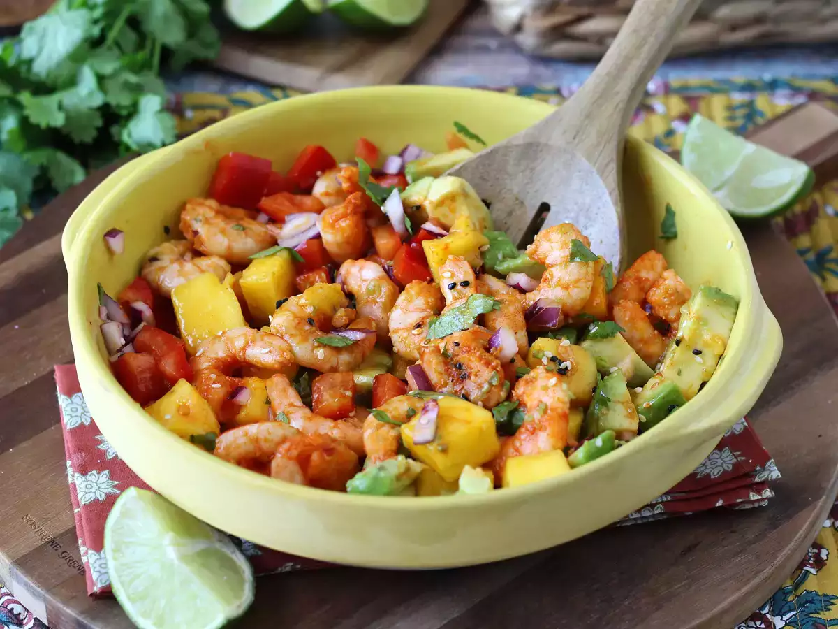 Salade crevettes mangue : fraîche, exotique et parfaite pour l’été - photo 6