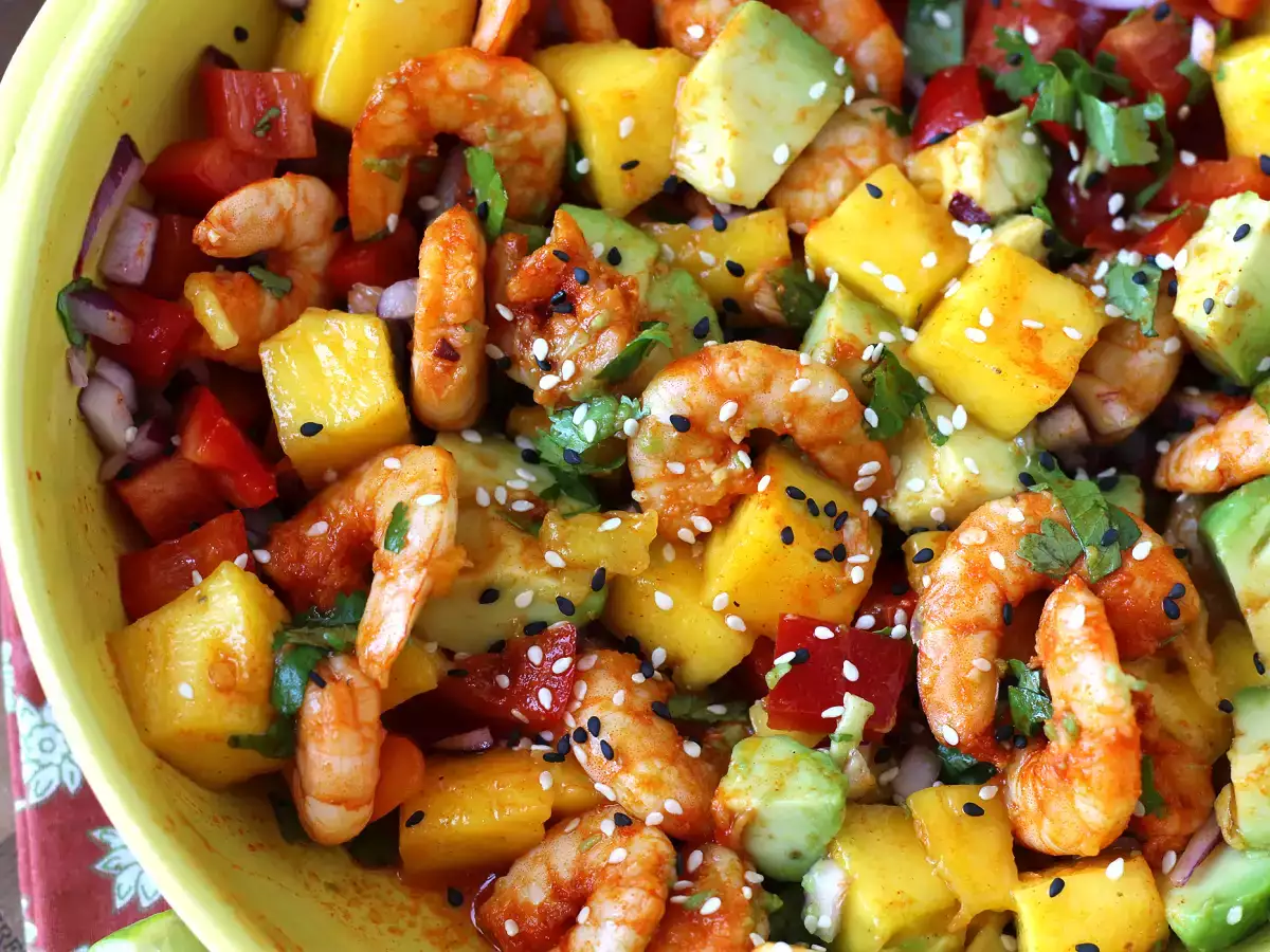 Salade crevettes mangue : fraîche, exotique et parfaite pour l’été - photo 5