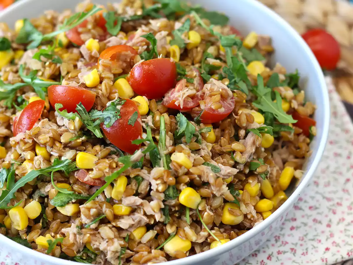 Salade d'épeautre, thon et tomates cerises : une recette légère et savoureuse! - photo 6