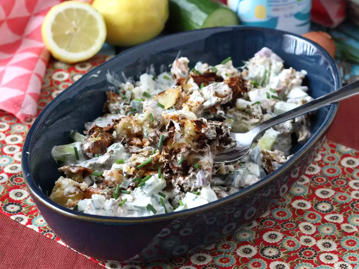 Salade de concombre et pommes de terre croustillantes - photo 4