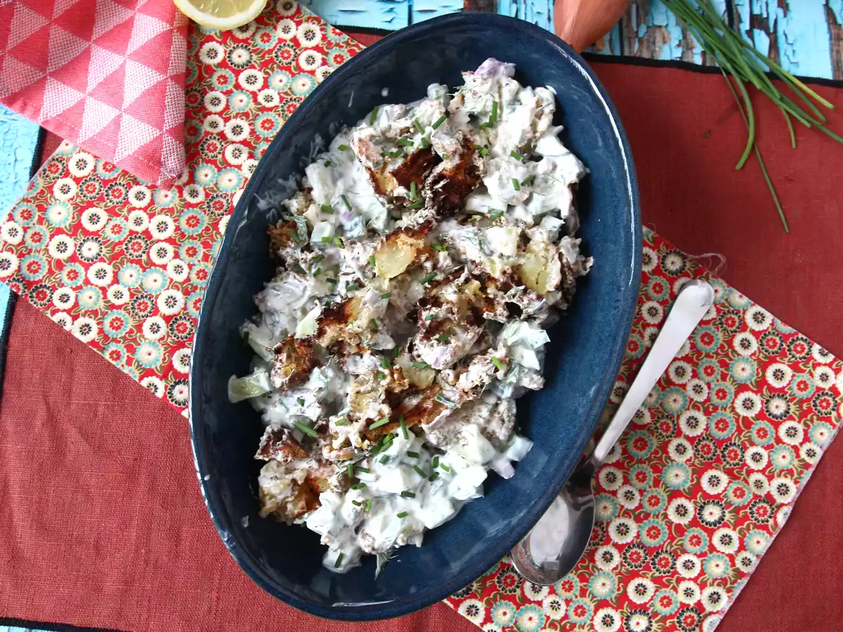 Salade de concombre et pommes de terre croustillantes - photo 5