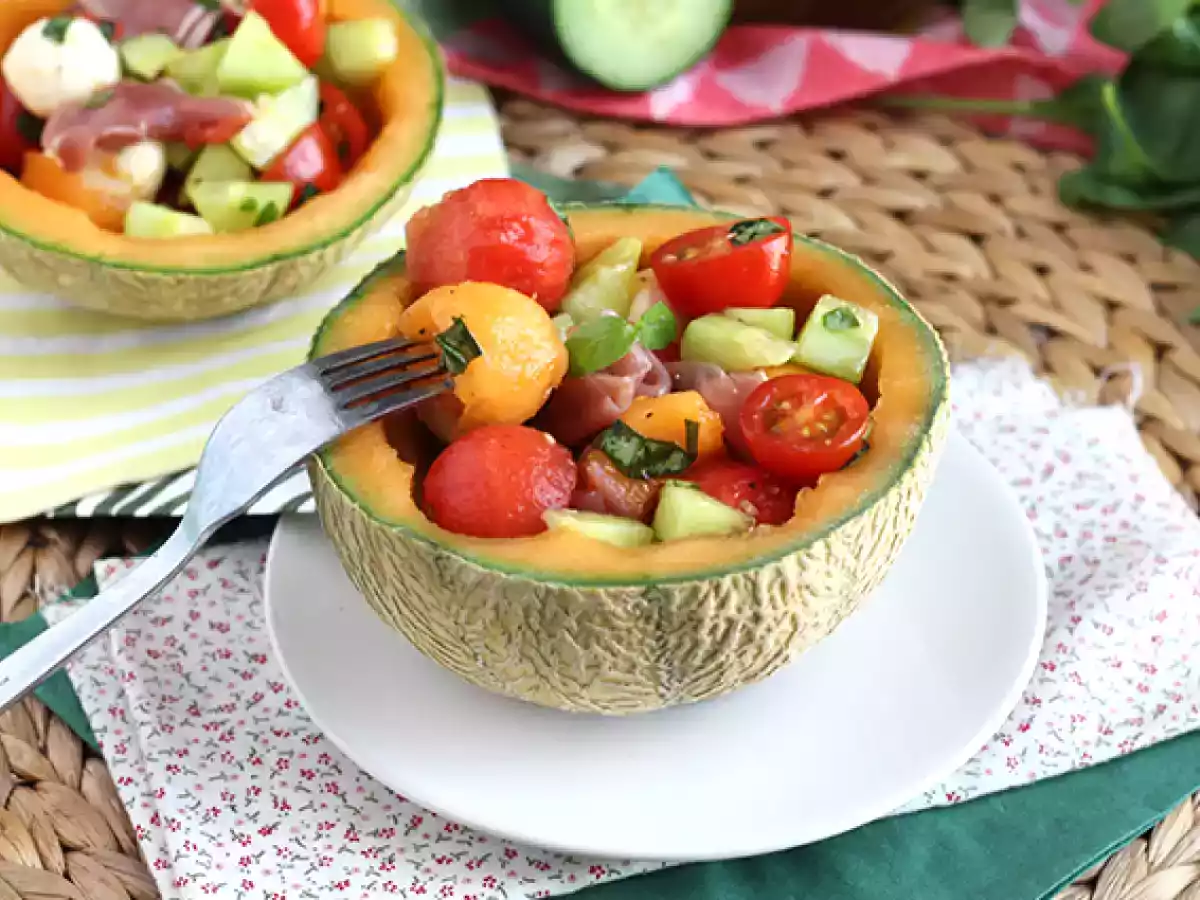 Salade de melon dans un melon - photo 3