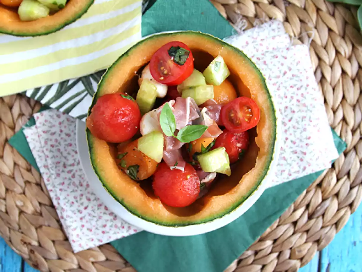 Salade de melon dans un melon - photo 4