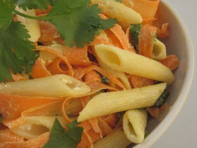 Recette Pâtes aux carottes