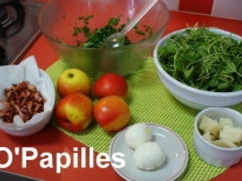 Salade de pourpier, épinard et pomme - photo 3