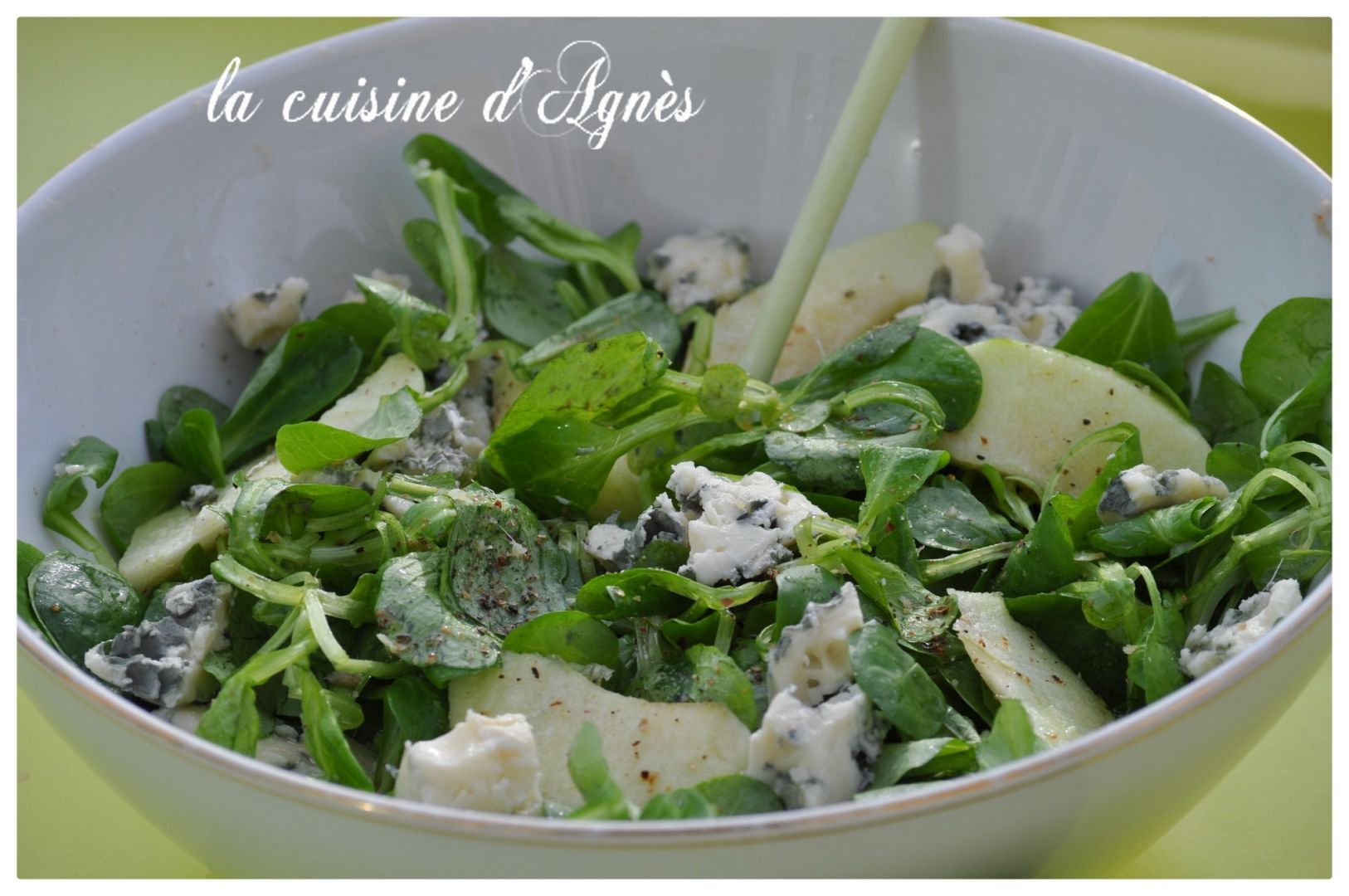 Salade De Roquefort Pomme Et Citronnelle - Recette Ptitchef