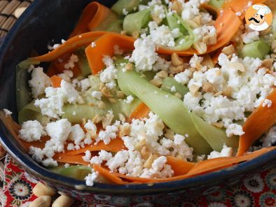 Salade de tagliatelle de légumes et sa sauce à la cacahuète, photo 3