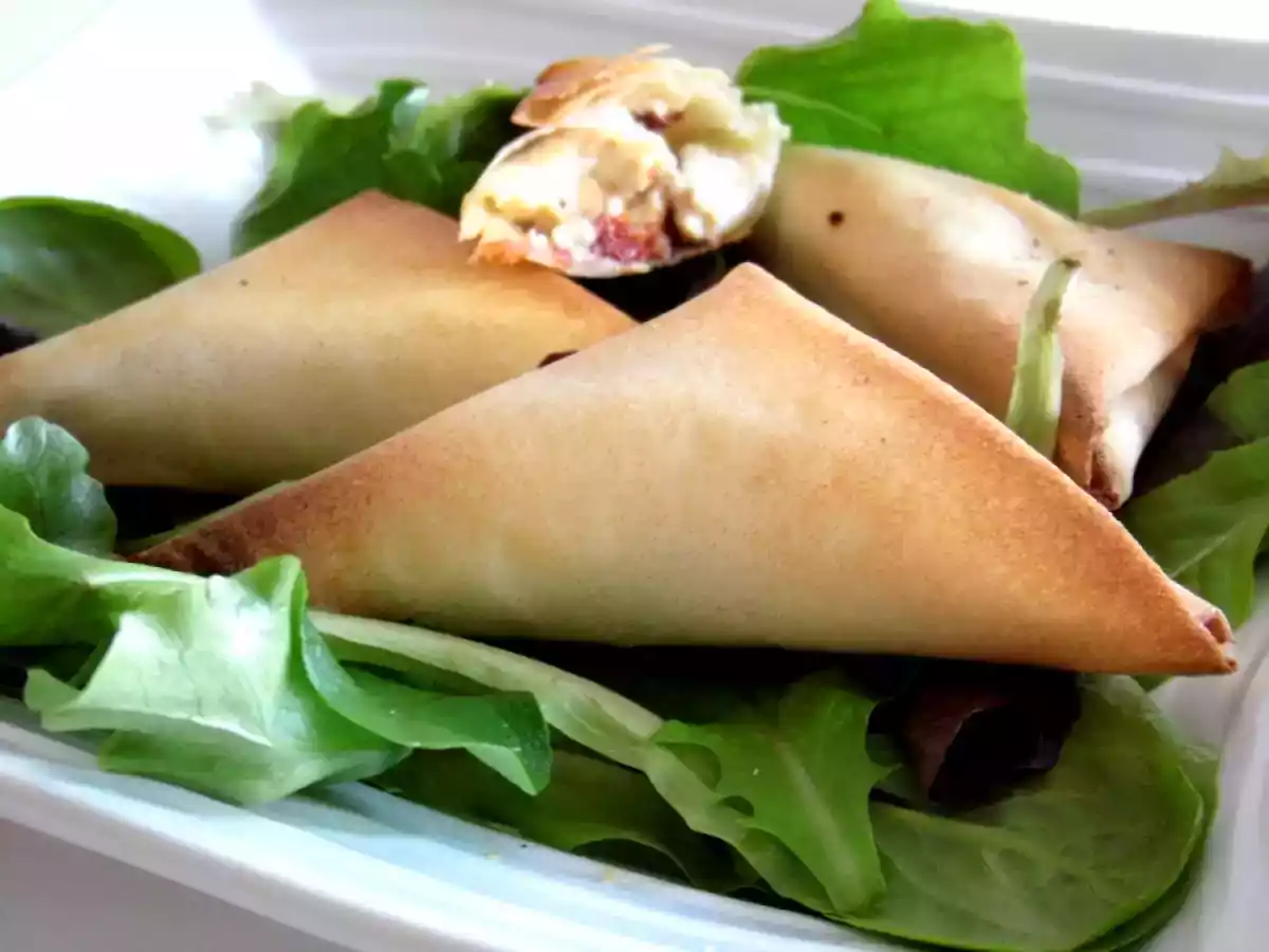 Samoussa à la feta et tomate séchée - photo 2