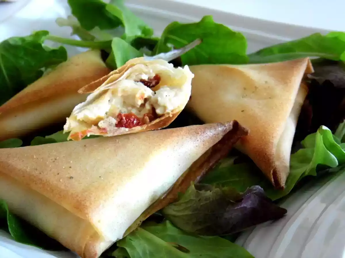 Samoussa à la feta et tomate séchée - photo 3