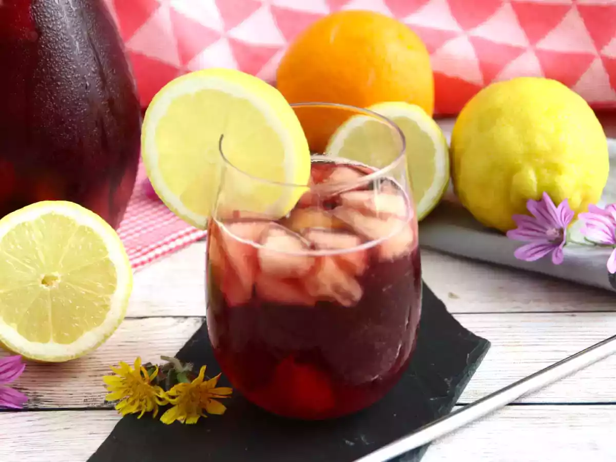 Sangria, cocktail sans alcool facile