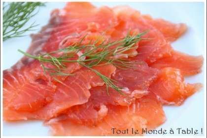 Plaque de saumon d'Ecosse Gravlax mariné aux herbes et épices (200 gr)